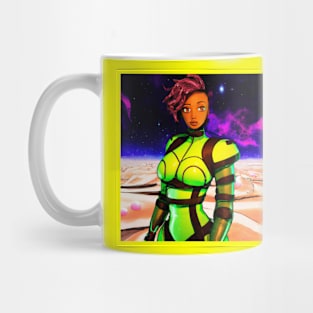 Anime Girl with Green Spacesuit Mug